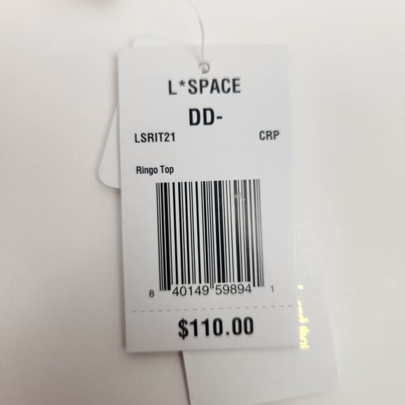 L*Space Ringo Bikini Top in Pink Size DD NWT - Picture 5 of 6